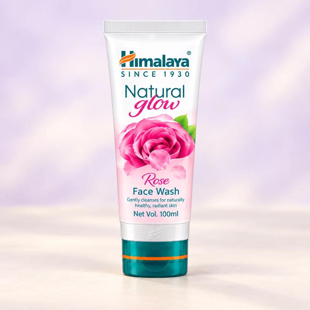 Himalaya Natural Glow Rose Face Wash · 100 ml