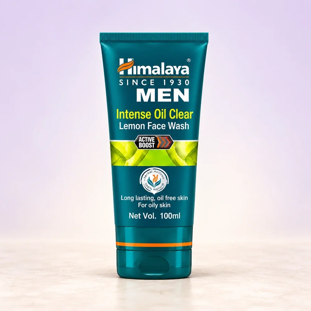 Himalaya Men Intense Oil Clear Lemon Face Wash · 100 ml
